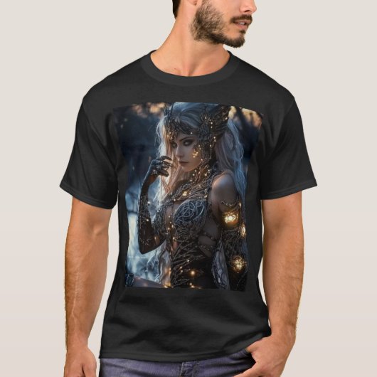T-Shirt Reine Mystique de la Lumière (Devant)