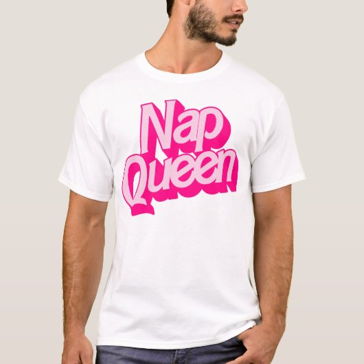 T-shirt Reine Nap - Drôle Lazy Sleep Lover (Devant)
