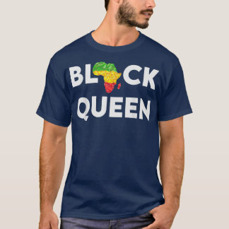 T-shirt REINE NOIRE La plus puissante histoire africaine-a