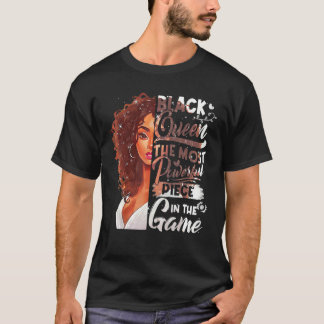 T-shirt Reine noire le morceau le plus puissant dans l'his