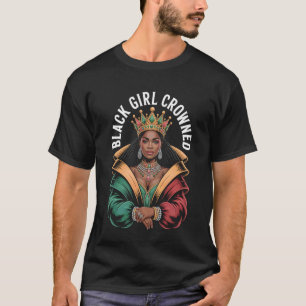 T-shirt Reine Noire Mélanine Histoire Juneteenth Fierté No