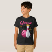 T-shirt Reine quilleuse amatrice de quilles Reines de quil (Devant entier)