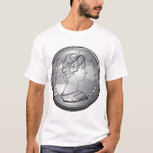 T-shirt Reine Sur Une Pièce (Devant)