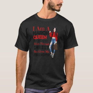 T-shirt Reines d'anniversaire de mars Femmes Bélier Poisso