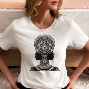 T-shirt Reines Jumelles Africaines Tribal