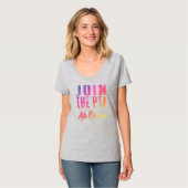 T-shirt Rejoignez La PTA Demandez-Moi Comment Parent Ensei (Devant entier)