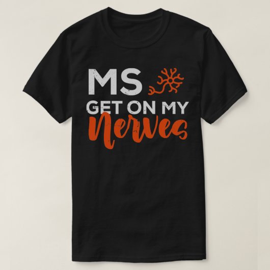 T-shirt Rejoignez le combat MS Get On My Nerves for Men an (Design devant)