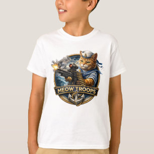 T-shirt Rejoignez l'élite. Rejoignez les troupes Meow
