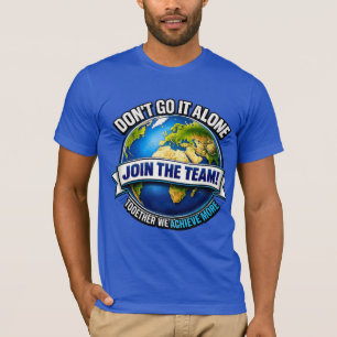 T-shirt Rejoignez l'équipe – Conception de collaboration m