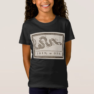 T-Shirt Rejoignez ou Meurent Serpent à sonnette : Dessin a