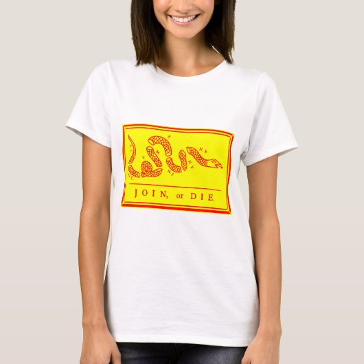T-shirt Rejoignez ou mourrez #USAPatriotGraphics ©WhiteTig (Devant)
