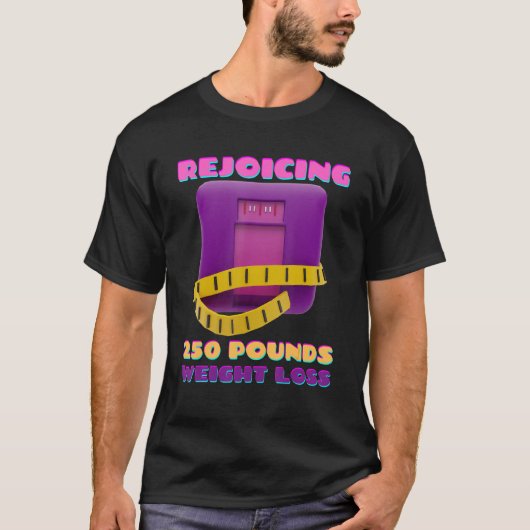 T-shirt Rejoindre 250 Livres Perte de poids (Devant)
