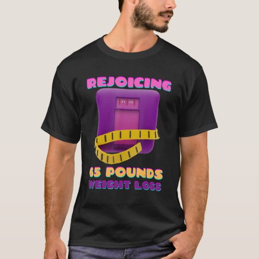 T-shirt Rejoindre 65 Livres Perte de poids (Devant)