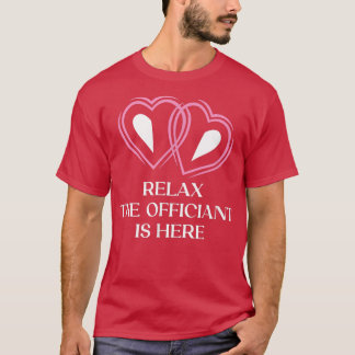 T-shirt Rela L'Officier Est Ici Le Mariage Prêtre Ordonné