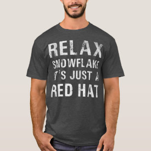 T-shirt Rela Snowflake C'est juste un Casquette rouge