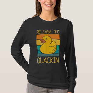 T-shirt Relâchez La Citation Quackin Drôle Canard En Caout