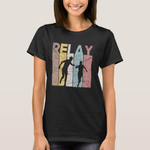 T-shirt Relais Vintage Relay Race Retro Relay en cours d'e