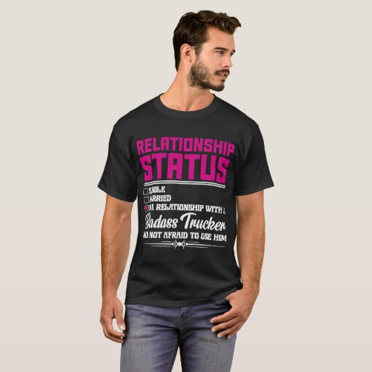T-shirt Relation Avec Une Épouse De Camionnette 1 (Devant entier)