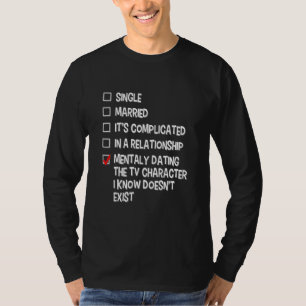 T-shirt Relation de caractère de la télévision Rencontre c