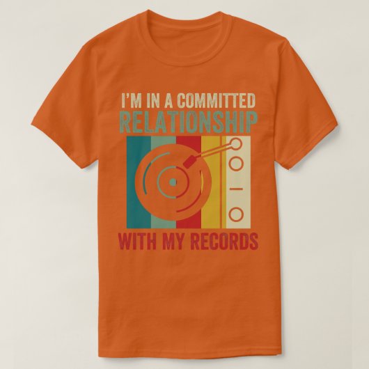 T-shirt Relation engagée avec mes dossiers Drôle LP Vi (Design devant)