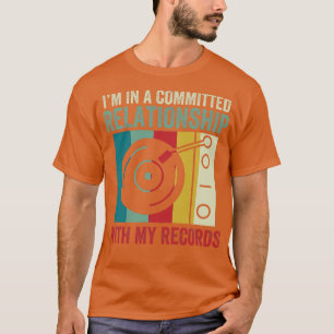 T-shirt Relation engagée avec mes dossiers Drôle LP Vi