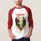T-shirt Relation entre l'ours grizzli chasseur et le cerf (Devant)