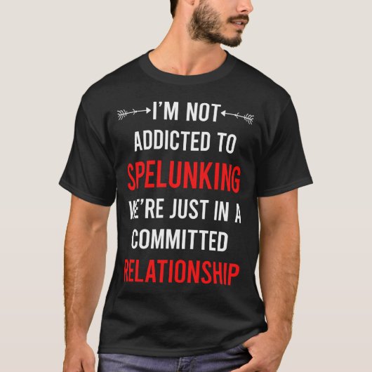 T-shirt Relation Spelunking Spelunker Spéléologie (Devant)