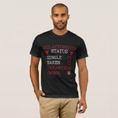 T-shirt Relation Tarantula Propriétaire d'araignée unique  (Devant entier)