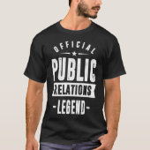T-shirt Relations publiques (Devant)
