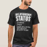 T-shirt Relationship Status Taken By Super Hot Mental<br><div class="desc">Relationship Status Taken By Super Hot Mental Health Nurse Gift. Perfect gift for your dad,  mom,  papa,  men,  women,  friend and family members on Thanksgiving Day,  Christmas Day,  Mothers Day,  Fathers Day,  4th of July,  1776 Independent day,  Veterans Day,  Halloween Day,  Patrick's Day</div>