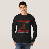T-shirt Relax | Cute newfoundland (Devant entier)