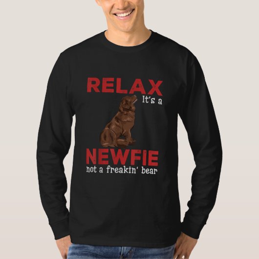 T-shirt Relax | Cute newfoundland (Devant)