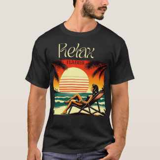 T-shirt Relax Habibi Romantic Funny Racines arabes Yoga Am