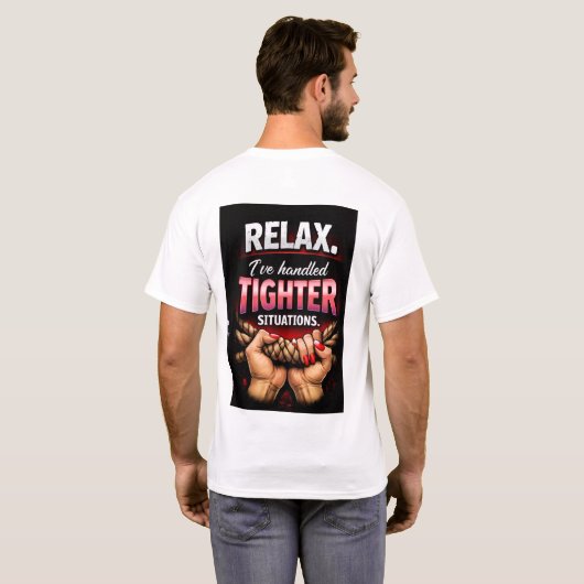 T-shirt Relax Iv'e handeled tighter situations (Dos entier)