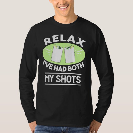 T-shirt Relax J'Ai Eu Les Deux Mes Chaussures Tequila Cita (Devant)