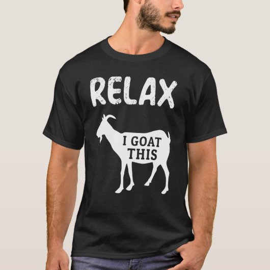 T-shirt Relax Je M'en Occupe Chèvre (Devant)