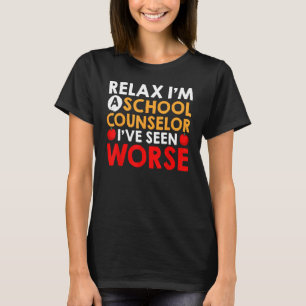 T-shirt Relax Je suis un conseiller scolaire Conseiller sc