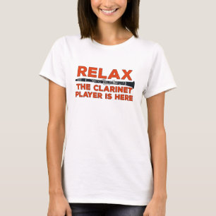 T-shirt Relax Le Joueur de Clarinette est Ici