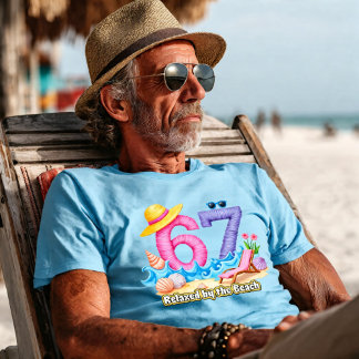 T-Shirt Relaxation à la Retraite sur la Plage 67