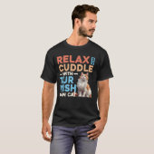 T-shirt Relaxation avec le chat Van Turc (Devant entier)