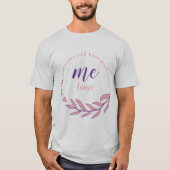 T-shirt Relaxez-vous et prenez un devis circulaire de temp (Devant)