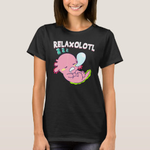 T-shirt Relaxolotl Axolotl Relax Axolotl Salamander Lizar