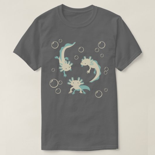 T-shirt Relaxolotl Turquoise (Design devant)