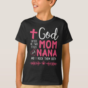T-shirt Religieux Nana et maman Christian Grand-mère