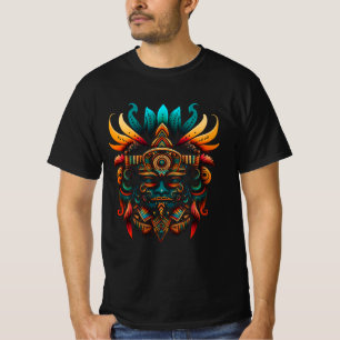 T-shirt Religion Aztèque Dieu Tlaloc Mythologie maya Deity