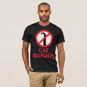 T-shirt Religion de chat (Devant entier)
