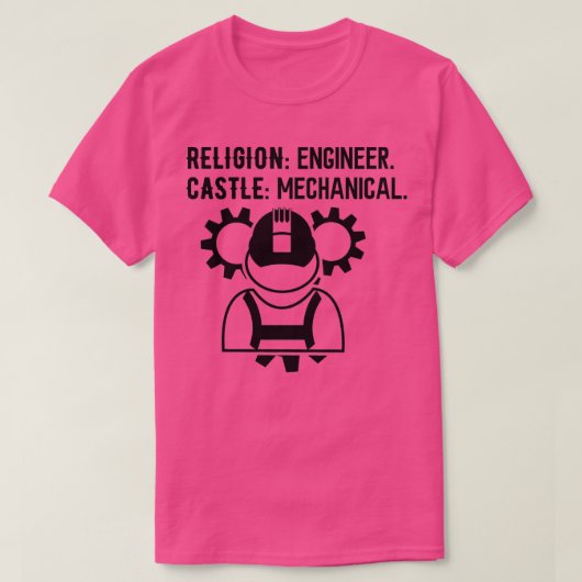 T-shirt Religion Engineer (Design devant)