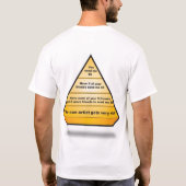 T-shirt "Religion organisée : La plus grande pyramide s du (Dos)