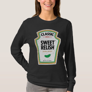 T-shirt Relish Sucré DIY Halloween Condiment Pickle Vert