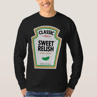 T-shirt Relish Sucré DIY Halloween Condiment Pickle Vert